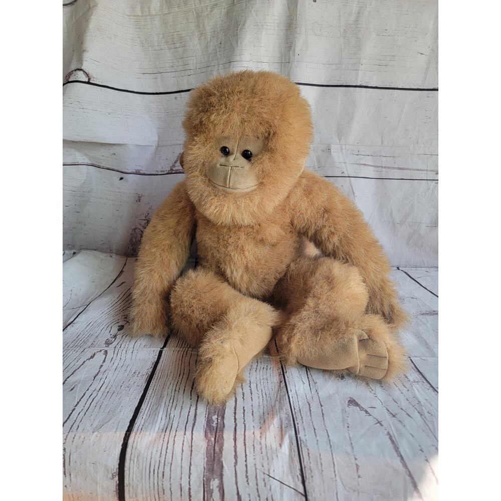 Vintage 1985 Gund Darwin Monkey 2690 Plush Orangutan Limited Collectors Classics